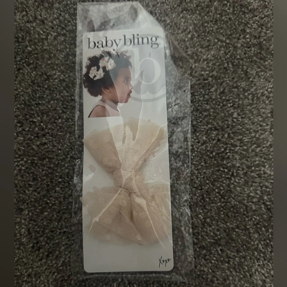 Baby Bling bow clip